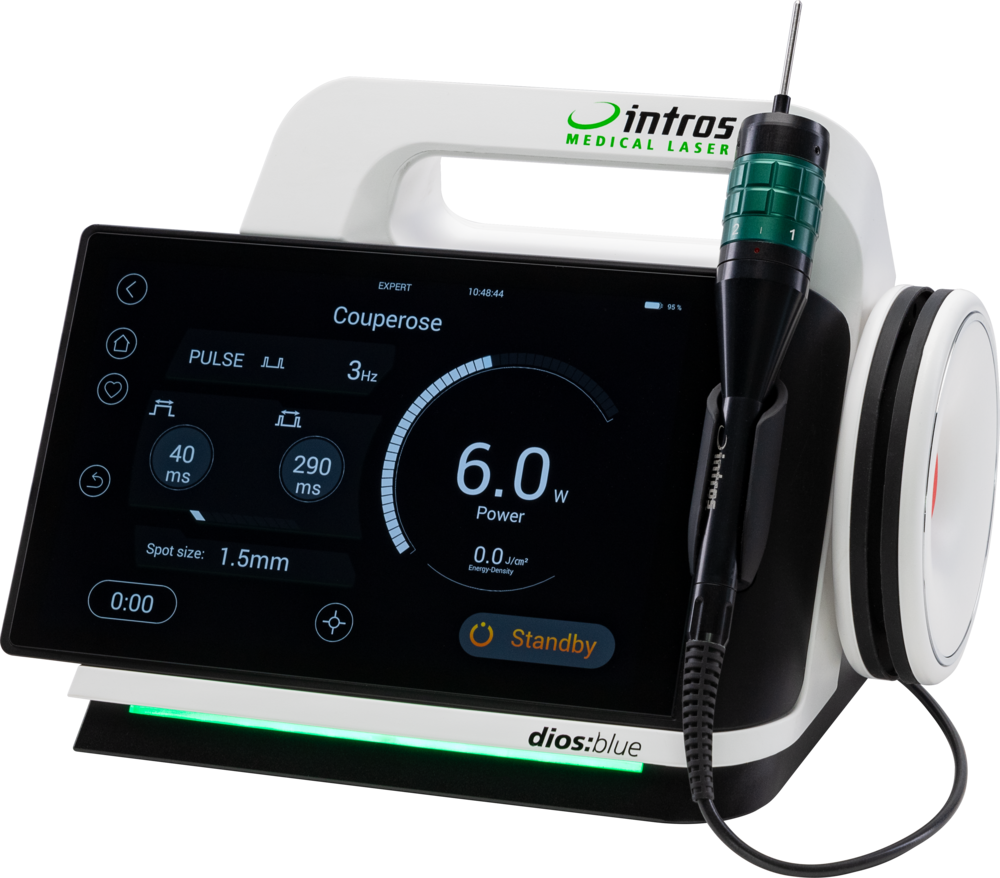 intros Medical Laser, Diodenlaser dios:blue Dermatologie