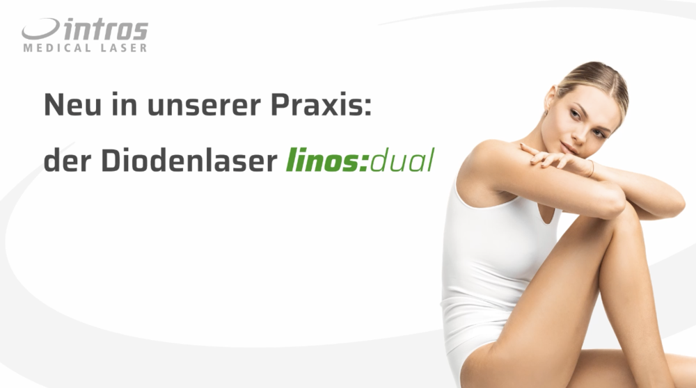 Videovorschaubild zur Laserbehandlung mit dem linos:dual von intros Medical Laser